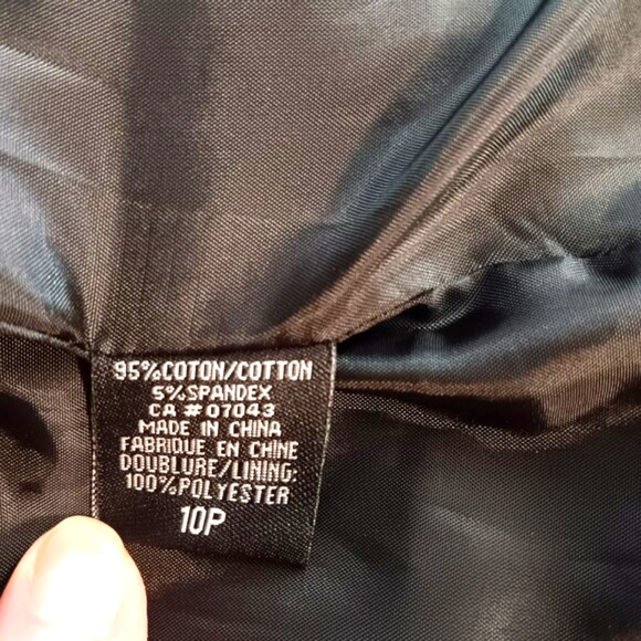 Dalia Jacket Blazer Dress Coat Black White Pattern Women's Size 10P NWOT - Picture 3 of 16